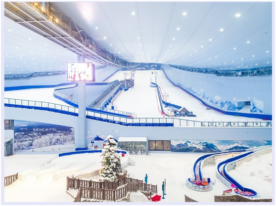 室內滑雪場內景