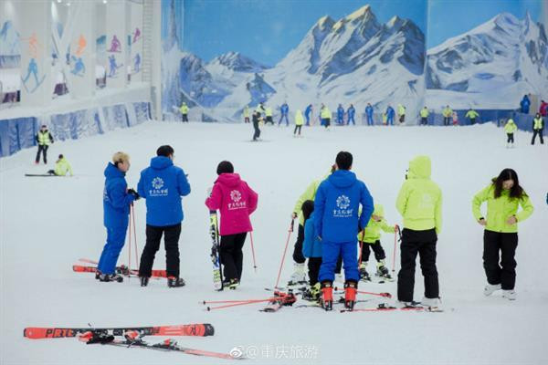 南最大室內滑雪館——重慶際華園滑雪館盛大開業5
