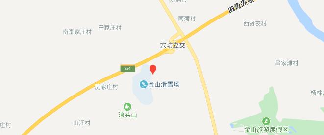 山東青島即墨金山滑雪場(chǎng)地圖