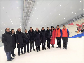 國際奧委會主席巴赫蒞臨考察銘星冰雪承建的“全球最大室內滑雪場” 2