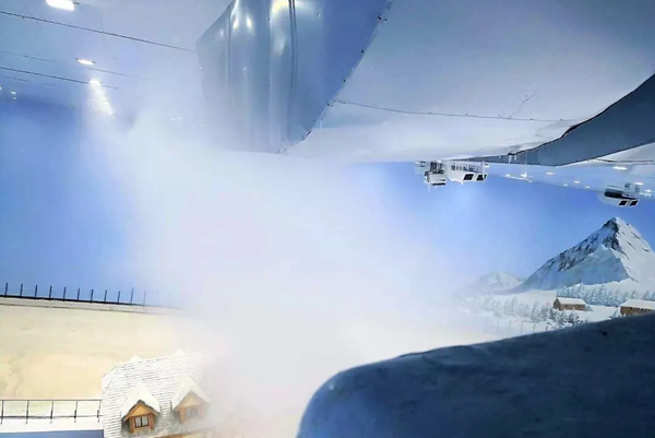 暴雪ESB-A8室內型造雪機造雪效果