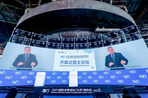 國(guó)際奧委會(huì)委員、北京2022年冬奧會(huì)協(xié)調(diào)委員會(huì)主席胡安·安東尼奧·薩馬蘭奇視頻致辭