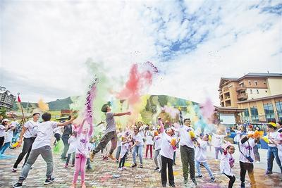  2019年夏季，崇禮區太舞滑雪場親子游活動受熱捧。