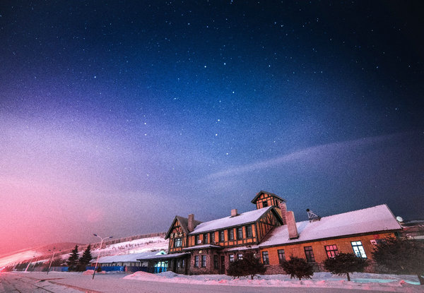 內(nèi)蒙古冰雪美景，宛如童話