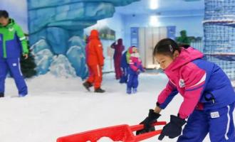 室內冰雪樂園分為哪幾個功能區域？
