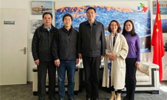 賦能雙奧之城，銘星冰雪領導到訪北京奧運博物館參觀調研
